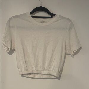 Wilfred Classic White Crop Top Sz S